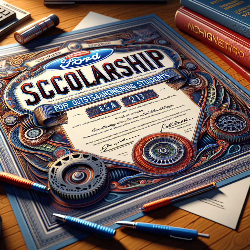 Ford $5000 Scholarship USA for Outstanding Engineering Students 2023