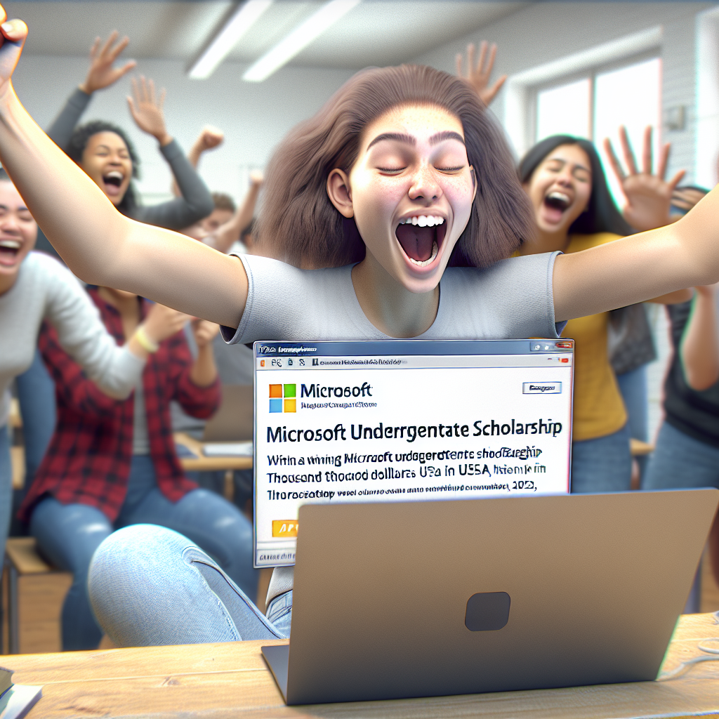Microsoft Undergraduate Scholarship: Winning Five Thousand US Dollars in USA 2023